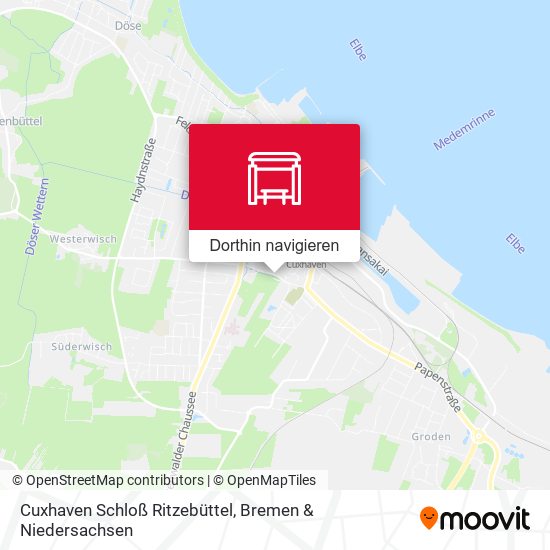 Cuxhaven Schloß Ritzebüttel Karte