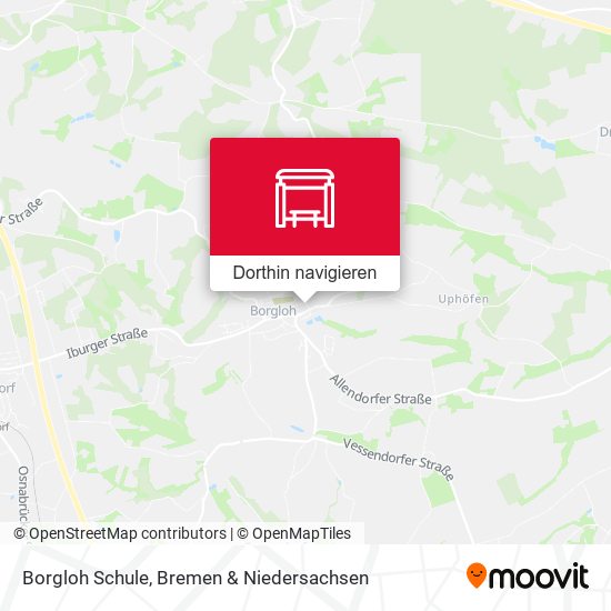 Borgloh Schule Karte