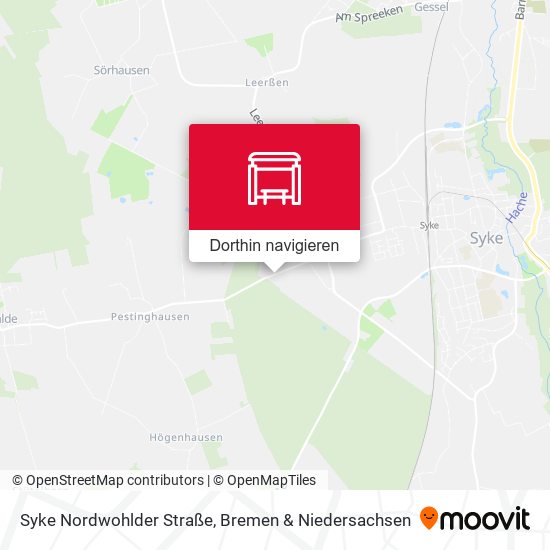 Syke Nordwohlder Straße Karte