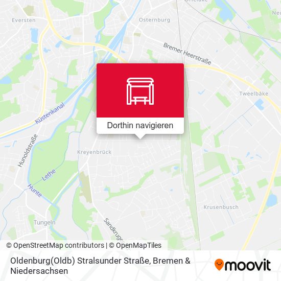 Oldenburg(Oldb) Stralsunder Straße Karte