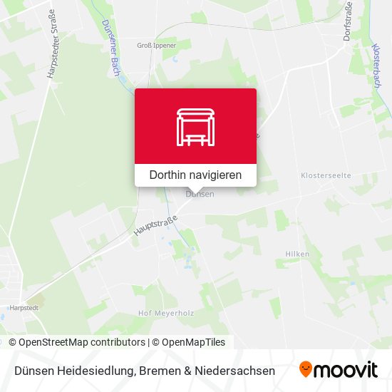 Dünsen Heidesiedlung Karte