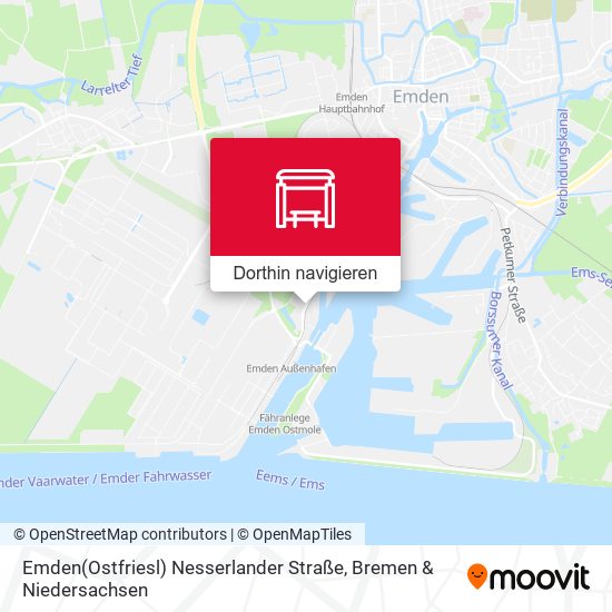 Emden(Ostfriesl) Nesserlander Straße Karte