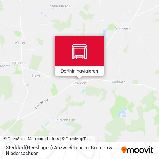 Steddorf(Heeslingen) Abzw. Sittensen Karte