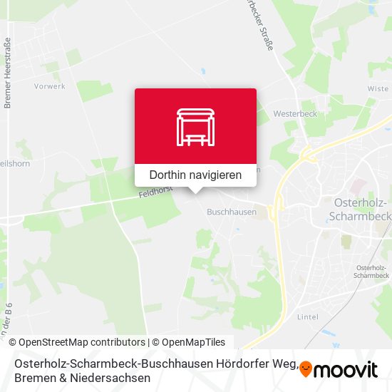 Osterholz-Scharmbeck-Buschhausen Hördorfer Weg Karte