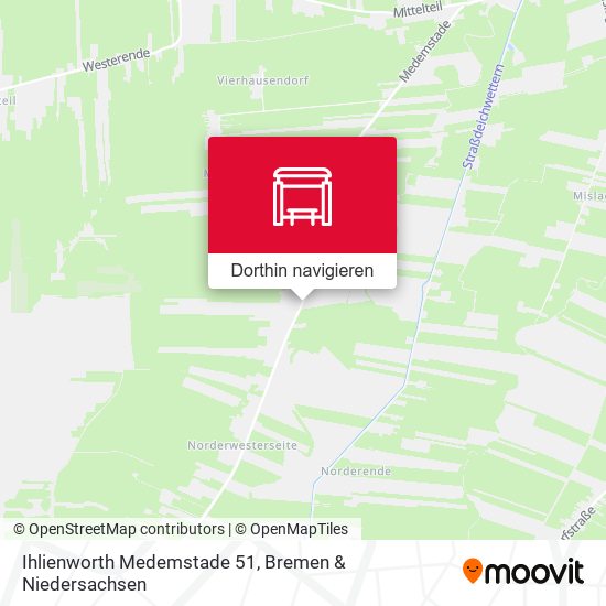 Ihlienworth Medemstade 51 Karte
