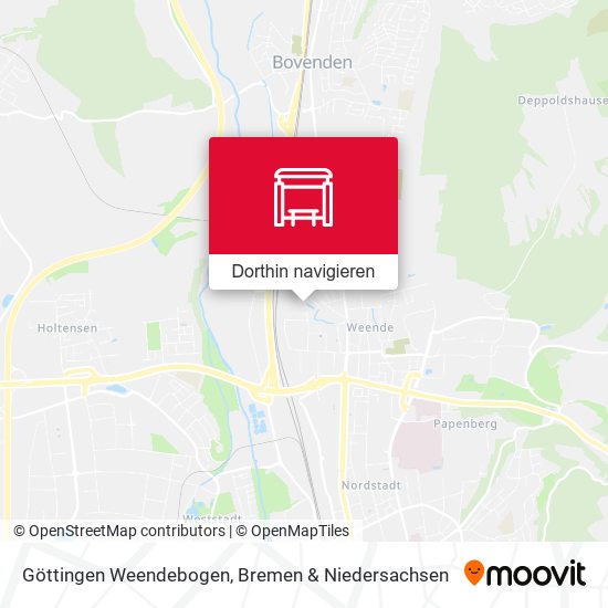 Göttingen Weendebogen Karte