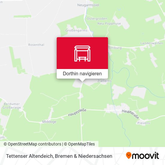 Tettenser Altendeich Karte