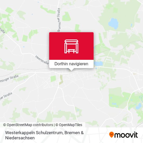 Westerkappeln Schulzentrum Karte