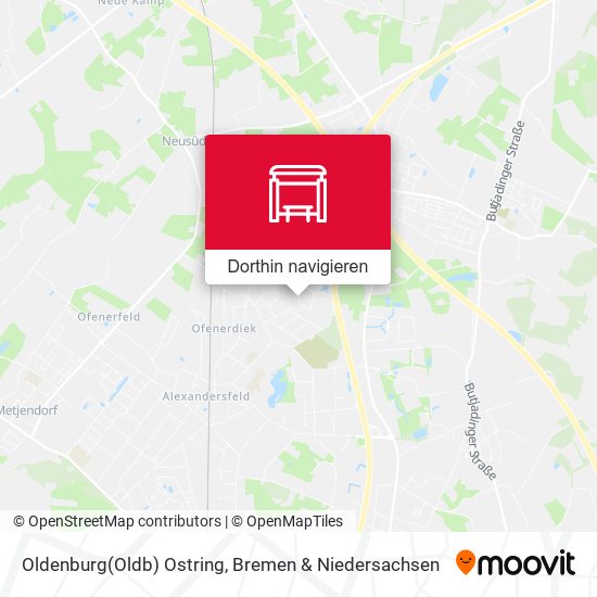 Oldenburg(Oldb) Ostring Karte