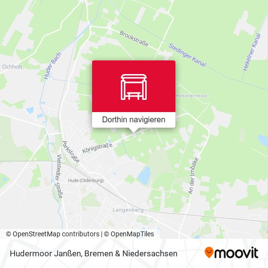 Hudermoor Janßen Karte
