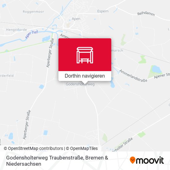 Godensholterweg Traubenstraße Karte
