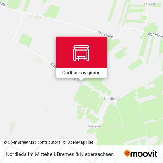 Nordleda Im Mittelteil Karte