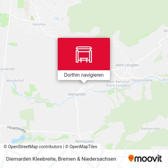 Diemarden Kleebreite Karte