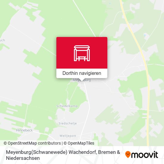 Meyenburg(Schwanewede) Wachendorf Karte
