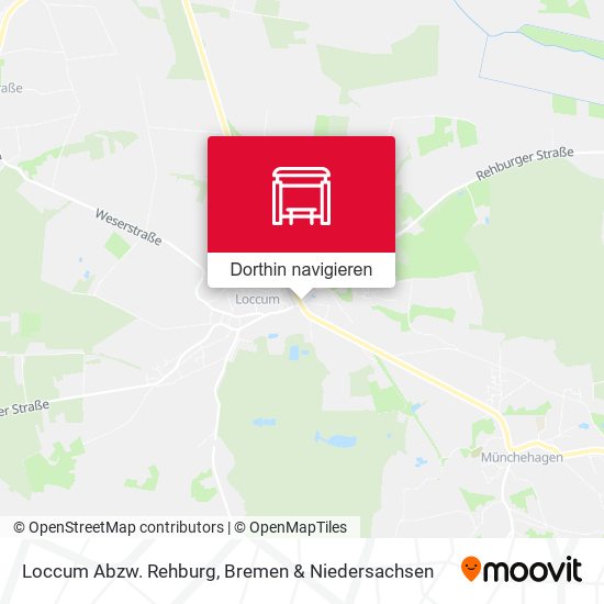 Loccum Abzw. Rehburg Karte