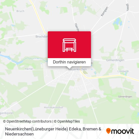 Neuenkirchen(Lüneburger Heide) Edeka Karte