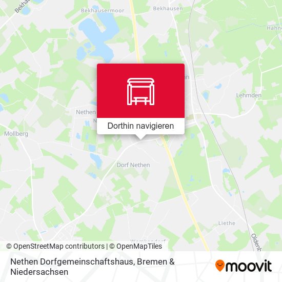 Nethen Dorfgemeinschaftshaus Karte