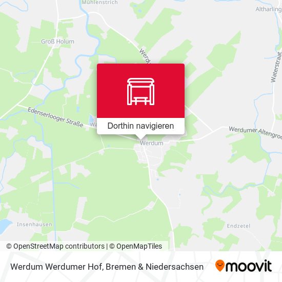 Werdum Werdumer Hof Karte