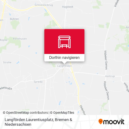 Langförden Laurentiusplatz Karte