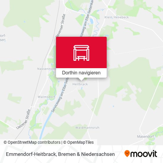 Emmendorf-Heitbrack Karte