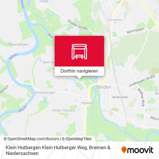Klein Hutbergen Klein Hutberger Weg Karte
