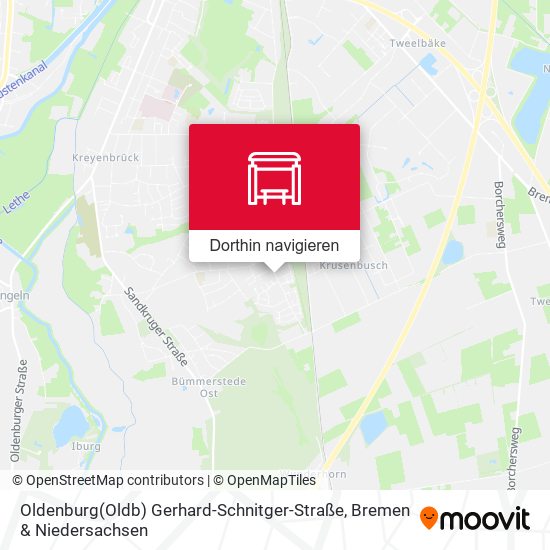 Oldenburg(Oldb) Gerhard-Schnitger-Straße Karte