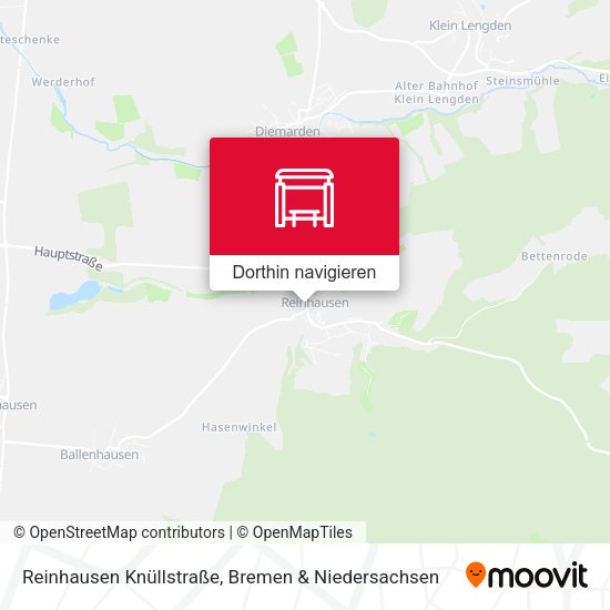 Reinhausen Knüllstraße Karte