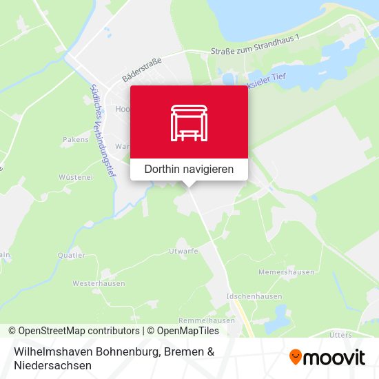 Wilhelmshaven Bohnenburg Karte