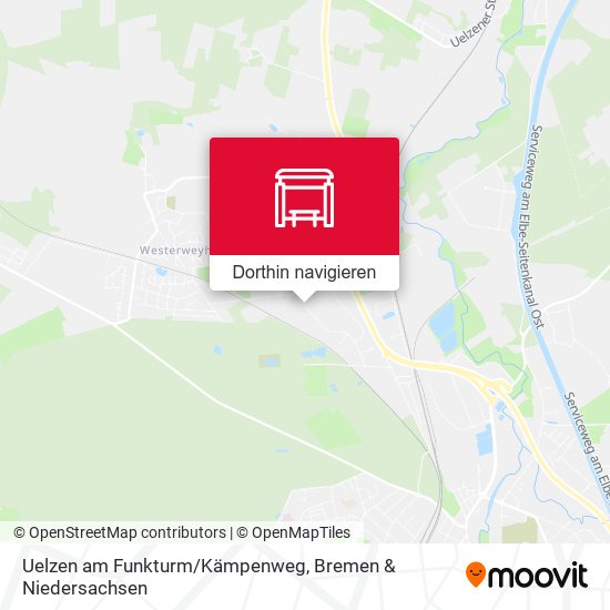 Uelzen am Funkturm/Kämpenweg Karte