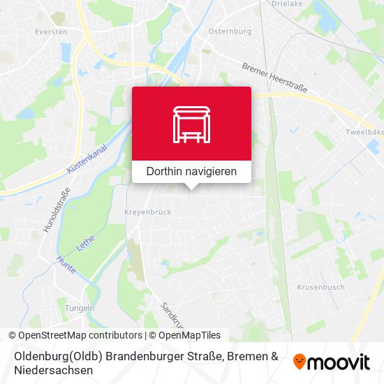 Oldenburg(Oldb) Brandenburger Straße Karte