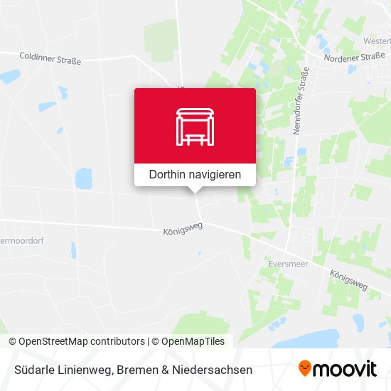Südarle Linienweg Karte