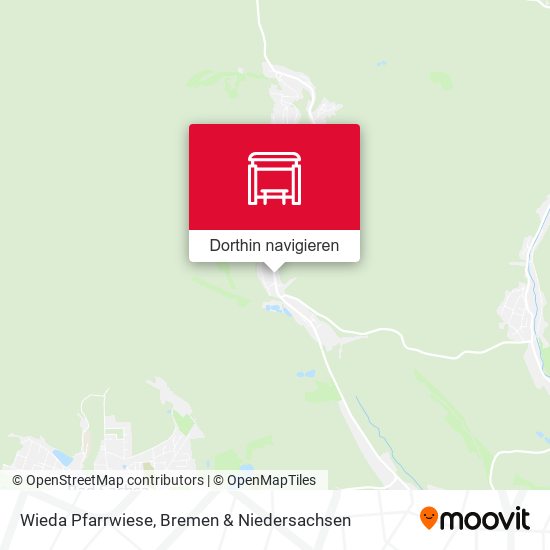 Wieda Pfarrwiese Karte