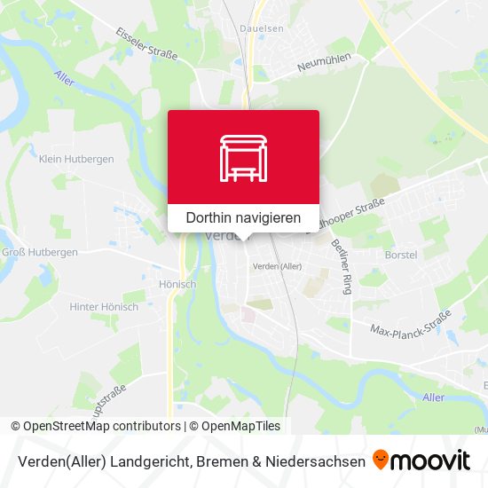 Verden(Aller) Landgericht Karte