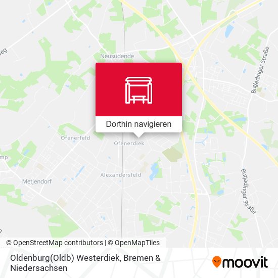 Oldenburg(Oldb) Westerdiek Karte