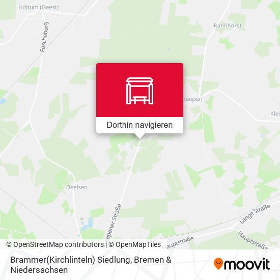 Brammer(Kirchlinteln) Siedlung Karte