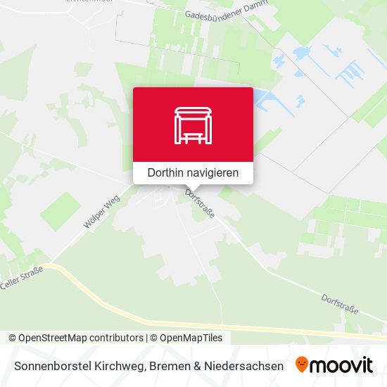 Sonnenborstel Kirchweg Karte