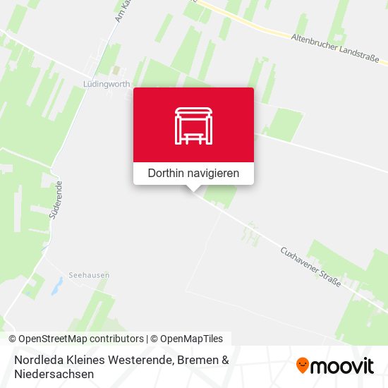 Nordleda Kleines Westerende Karte