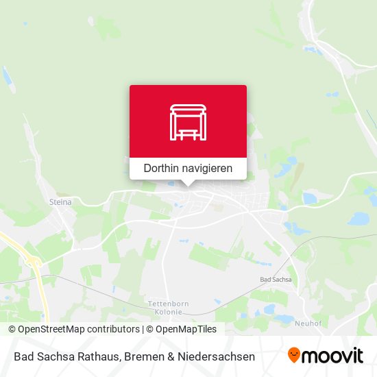 Bad Sachsa Rathaus Karte