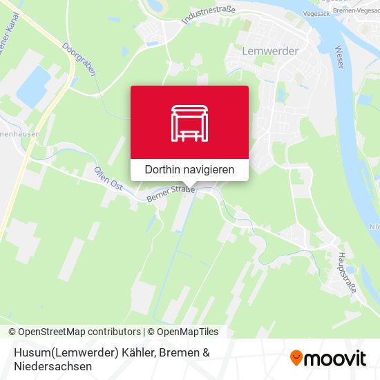 Husum(Lemwerder) Kähler Karte