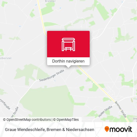 Graue Wendeschleife Karte