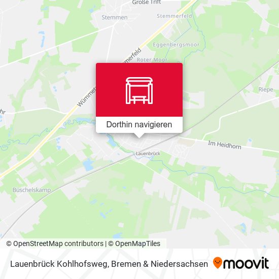 Lauenbrück Kohlhofsweg Karte