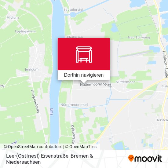 Leer(Ostfriesl) Eisenstraße Karte