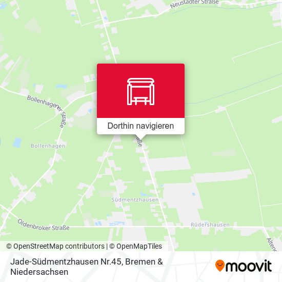 Jade-Südmentzhausen Nr.45 Karte