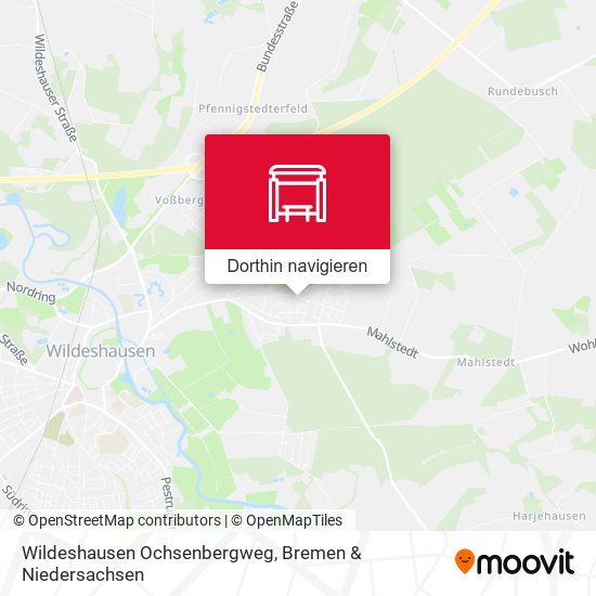 Wildeshausen Ochsenbergweg Karte