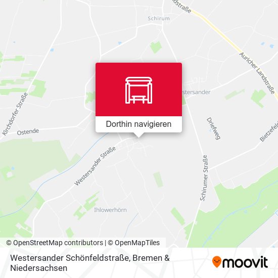 Westersander Schönfeldstraße Karte