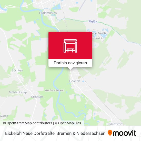 Eickeloh Neue Dorfstraße Karte