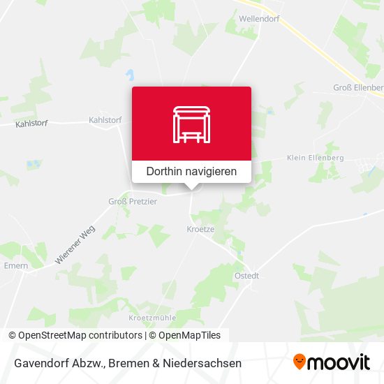 Gavendorf Abzw. Karte