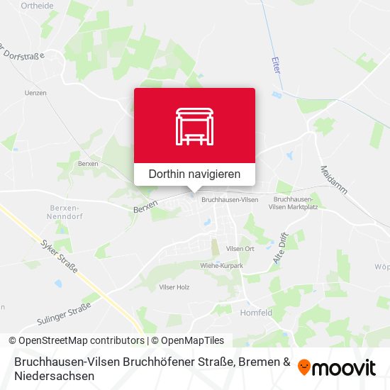 Bruchhausen-Vilsen Bruchhöfener Straße Karte