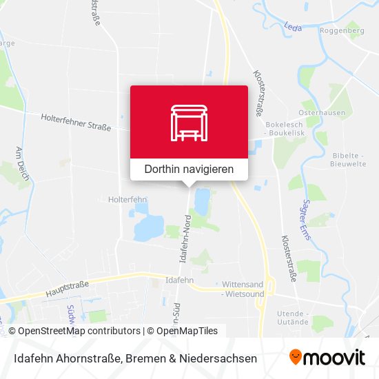 Idafehn Ahornstraße Karte