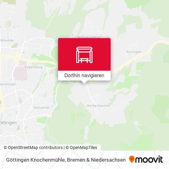 Göttingen Knochenmühle Karte